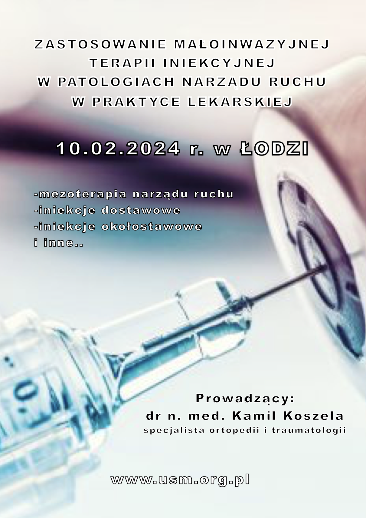 Zastosowanie Małoinwazyjnej Terapii Iniekcyjnej w Patologiach Narządu Ruchu w Praktyce Lekarskiej