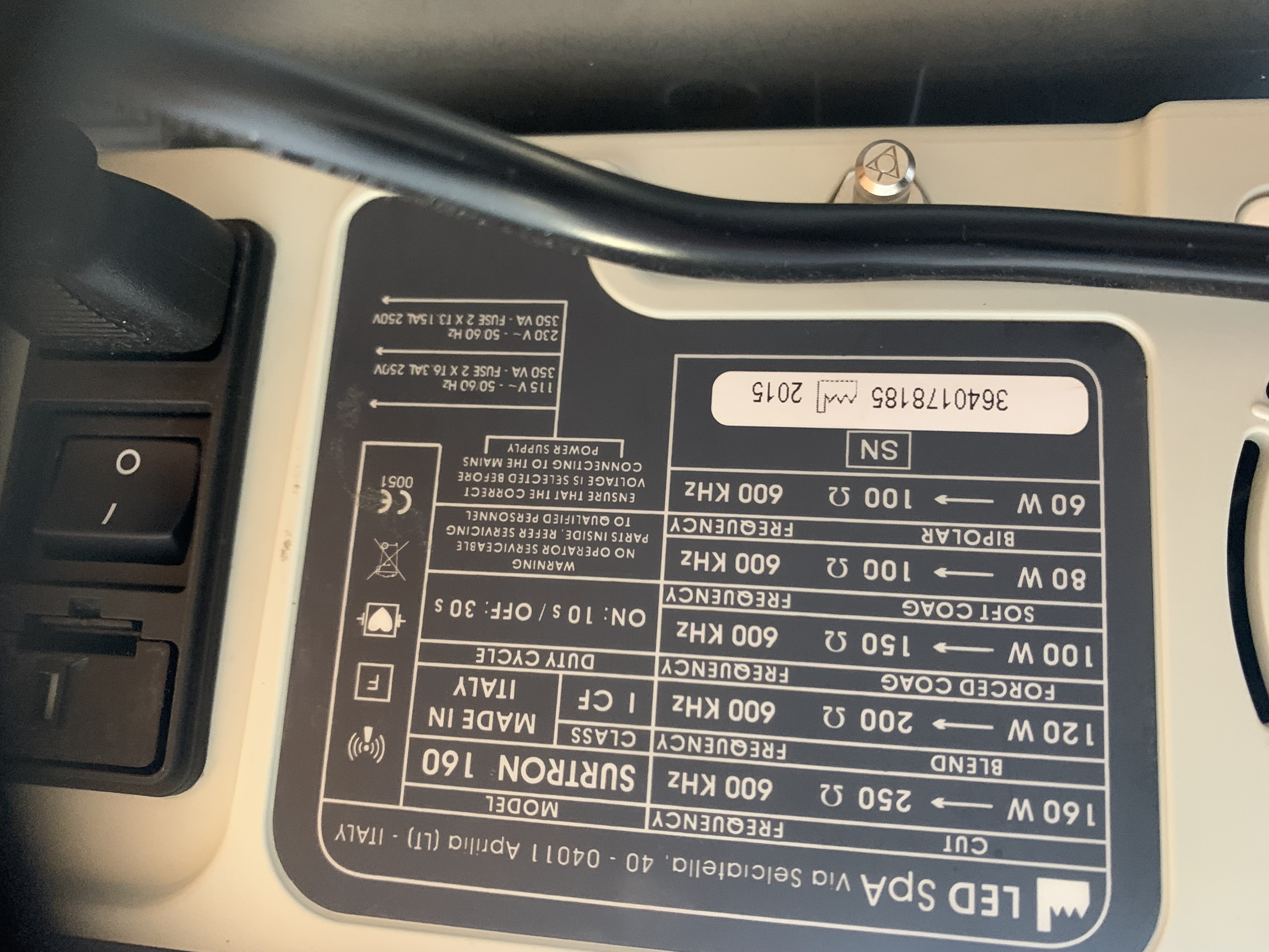 Sprzedam diatermie chirurgiczna Sutron 160